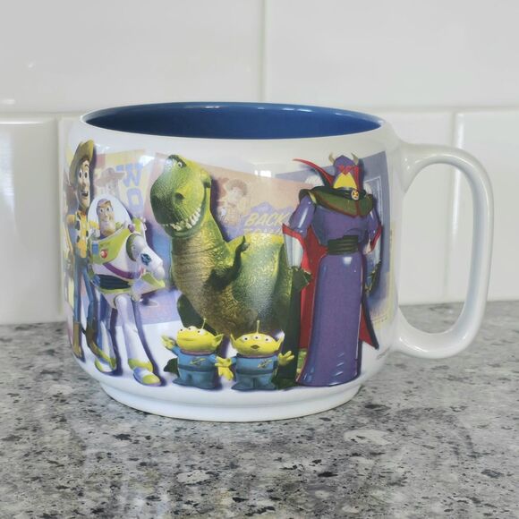 Disney Store Toy Story Big Hearts Big Spirits Little Batteries Coffee Mug Pixar‎ - Picture 3 of 8